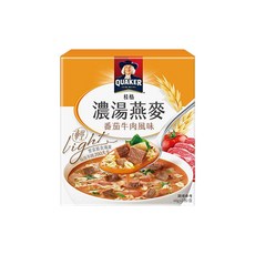 QUAKER 桂格 濃湯燕麥 番茄牛肉風味 5包, 230g, 1盒