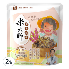 master mi 米大師 常溫熟飯 紅藜纖穀飯, 180g, 2包