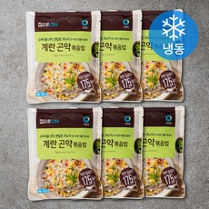 집으로온 계란 곤약 볶음밥 (냉동), 200g, 6개