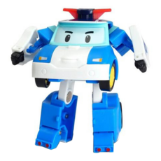 ROI TOYS POLI 波力 新4吋變形波力機器人, 正版授權, 酷炫機器人, 四肢關節可活動, 1盒