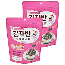韓味不二 兒童海苔酥，添加7種蔬果海鮮與堅果，40g, 2包