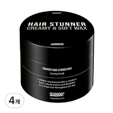 스웨거 헤어 스터너 왁스 크리미 앤 소프트, 50g, 4개