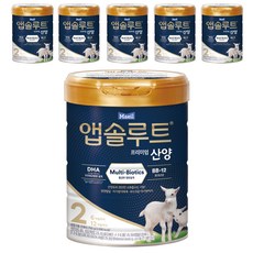 앱솔산양
 앱솔루트 프리미엄 산양 분유 2단계 750g 6개