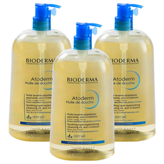 BIODERMA 舒益輕沐浴油, 1L, 3瓶