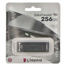 Kingston 金士頓 Type-C隨身碟 DT70 USB 3.2 Gen 2, 讀取速度高達 1,000MB/s, 128GB容量, 方便攜帶, 256GB, 1個