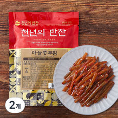 천년의반찬 마늘쫑무침, 300g, 2개