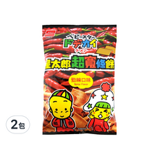 優雅食 星太郎 超寬條餅, 勁辣口味, 64g, 2包