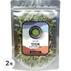 동이약초 국내산 인진쑥, 450g, 2개