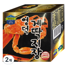 영덕농수산 영덕 게딱지장, 90g, 2개