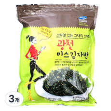 한아담식품 광천 미스 김자반, 500g, 3개