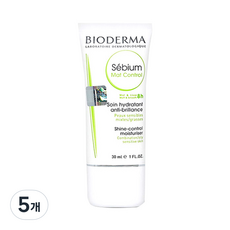 바이오더마 세비엄 매트 컨트롤 수분 크림, 30ml, 5개