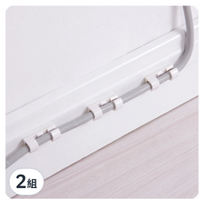 E.dot 無痕線材固定器理線器, 自黏線材固定器 白色 20入/組, 2組