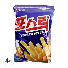 농심 포스틱 과자, 270g, 4개