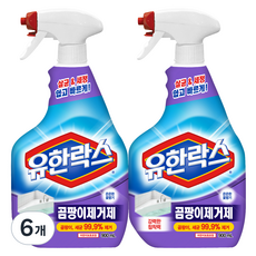 유한락스 곰팡이제거제, 900ml, 6개