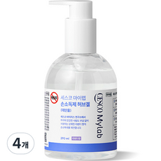 세스코 마이랩 손소독제 허브겔, 4개, 290ml