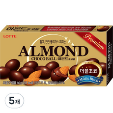 롯데제과 아몬드 초코볼, 46g, 5개