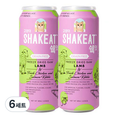 쉨잇 전연령용 캣 북어 동결건조 사료 2p, 양, 185g, 6세트