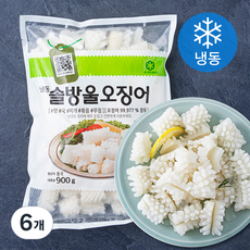 솔방울 오징어 (냉동), 900g, 6개