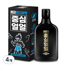 중심얼얼 쾌감바디어택 바디워시, 4개, 200ml - 중심얼얼스프레이