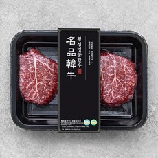횡성한우 안심 1등급 스테이크용 (냉장), 250g, 1팩