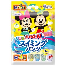 GOO.N 大王 日本境內版 迪士尼戲水褲, M, 1包