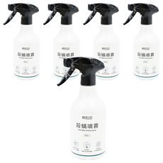 HUKUROU 福來朗 殺蟎除蟎噴霧, 95%以上殺蟎, 500ml, 5瓶