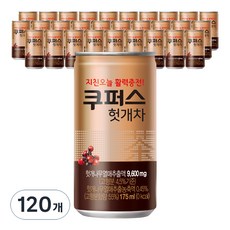 팔도 쿠퍼스 헛개차, 175ml, 120개