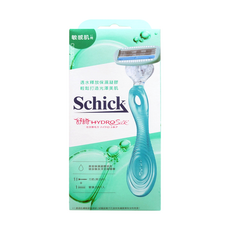 Schick 舒適牌 舒綺仕女除毛刀，含玻尿酸、洋甘菊精華，呵護敏感肌, 1盒