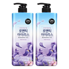 온더바디 잉글리쉬 아이리스 바디워시 꽃향, 900g, 2개