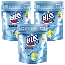 [비건라이프] 비트 때가 쏙 비트팟 캡슐세제 티트리오일향, 42개입, 3개