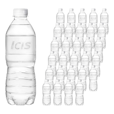 아이시스 화이트캡 무라벨, 500ml, 40개