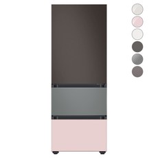 김치냉장고-추천-[색상선택형] 삼성전자 비스포크 김치플러스 냉장고 방문설치, 새틴 그레이