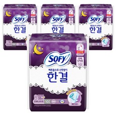 SOFY 蘇菲 Hangyol瞬吸清爽蝶翼型夜用衛生棉, 夜用型(33cm), 10片, 4包