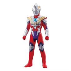 BANDAI 超人力霸王 傑特英雄軟膠, 高約14公分 手及腰部可轉動, 14 x 6 x 3cm, 伽瑪未來