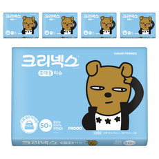 Kleenex 舒潔 Kakao Friends旅行用紙巾 隨機出貨, 5包, 50張