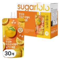 슈가로로 맛있는 코코 곤약젤리 유자 레몬, 150g, 30개