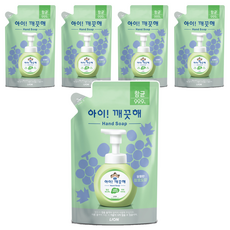 아이깨끗해 향균 폼 핸드솝 리필형 청포도향, 450ml, 5개