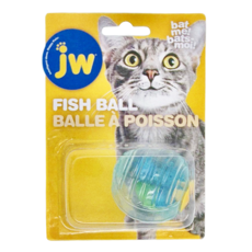 Petmate jw 搖滾魚球, 魚球滾動時裡面的小魚跟著選定可激起貓咪捕獵的慾望, DK-71055, 1個