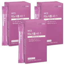 뉴트리코어 WCS 이노시톨 40:1 여성 영양제, 135g, 3개