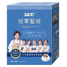 UCC 冠軍監修甘醇橙香濾掛式咖啡，世界盃虹吸咖啡大賽冠軍，風味：柑橘、蘋果、糖蜜，10包入, 10g, 10包, 1盒
