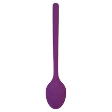 SiliPot 頂級白金矽膠湯匙 大, 韓國製造, SGS通過, 安全無毒, 不傷鍋具, 大(230 x 44 9mm) 28g, 紫色, 1支