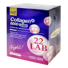 m2 美度 22LAB超能膠原晚安飲 Set, Collagen 6000+GABA, 50ml, 8包, 1盒