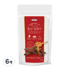 紅參乾紅參，給我身體自然美的零食, 60g, 6個
