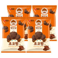 NONGSHIM 農心 麵包部長牛角麵包造型餅乾 巧克力口味, 55g, 4包