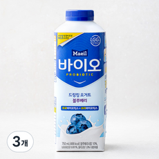 매일바이오 드링킹 블루베리, 750ml, 3개