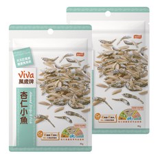 ViVa 萬歲牌 杏仁小魚 80g 鹹香酥脆, 2包