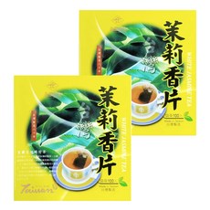 永發茗茶 茉莉香片 台灣製造 八十年製茶 袋茶100入, 2g, 100包, 2盒