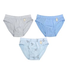 baa baa sheepz 抱抱羊 男童款三角褲3件組 (75%莫代爾, 20%棉, 5% 彈性纖維)