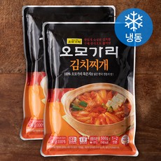 오모가리 수제 김치찌개 (냉동), 500g, 2개
