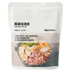 MUJI 無印良品 壽喜燒湯底, 350g, 1包
